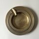 Genuine gilded brass ashtray from the early 20th century.