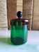 Handmade Green, Pink and Blue Glass Lidded Jar by Erik Höglund, 1992