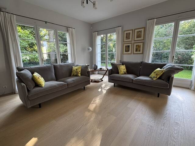 Pair of SITS Julia sofas – Dedar Silver velvet – excellent condition