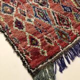 Moroccan Berber carpet Boucherouite 1.63x1.10m