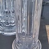 Set of 3 Daum crystal vases model Cythère from the 80s