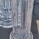 Set of 3 Daum crystal vases model Cythère from the 80s