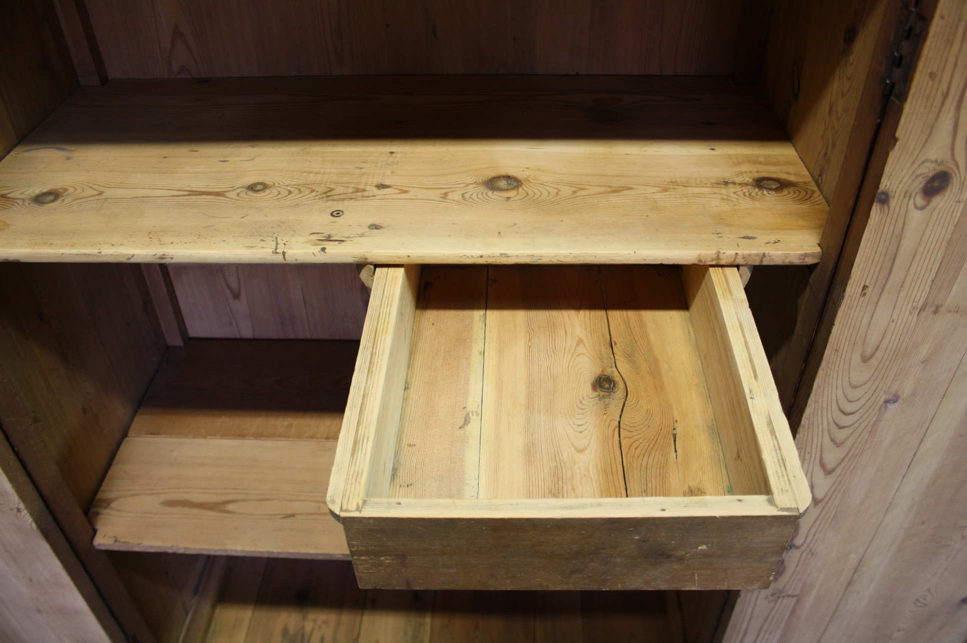 Antique solid wood cabinet