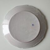 Old eighteenth eighteenth earthenware plate