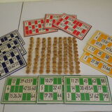 Old suitcase of board games, 7 games, - Rachez Paris -