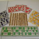 Old suitcase of board games, 7 games, - Rachez Paris -