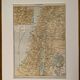 Ancienne carte de la Palestine - 1900