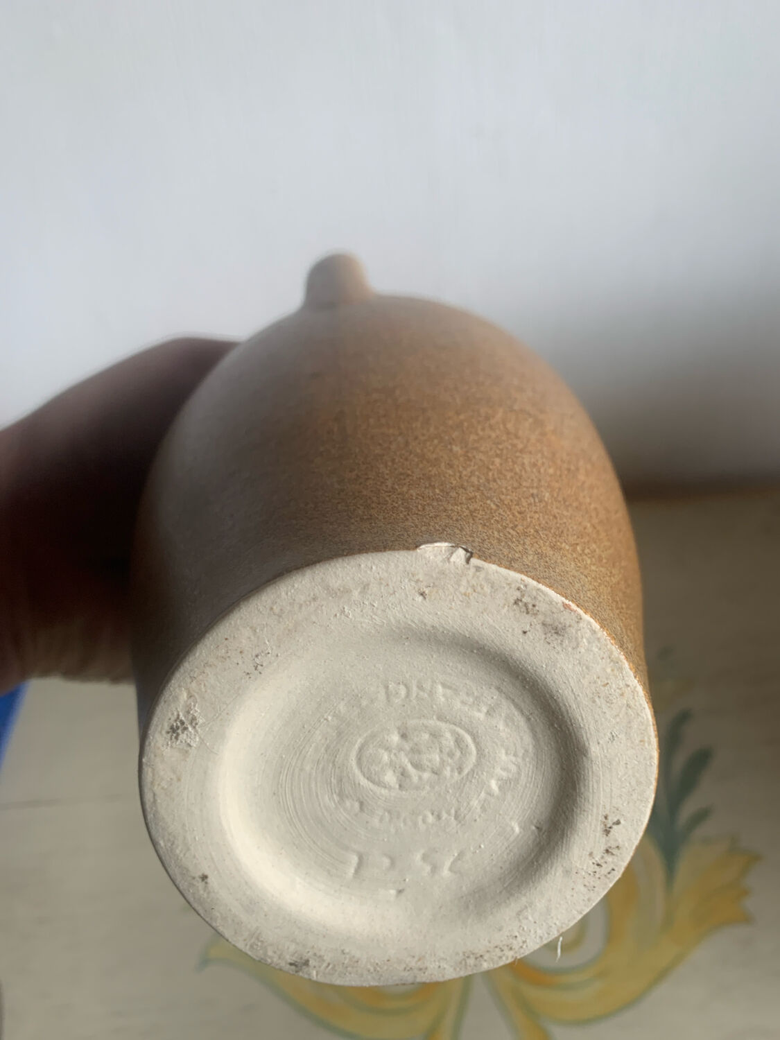 Cruche en grès Digoin vintage