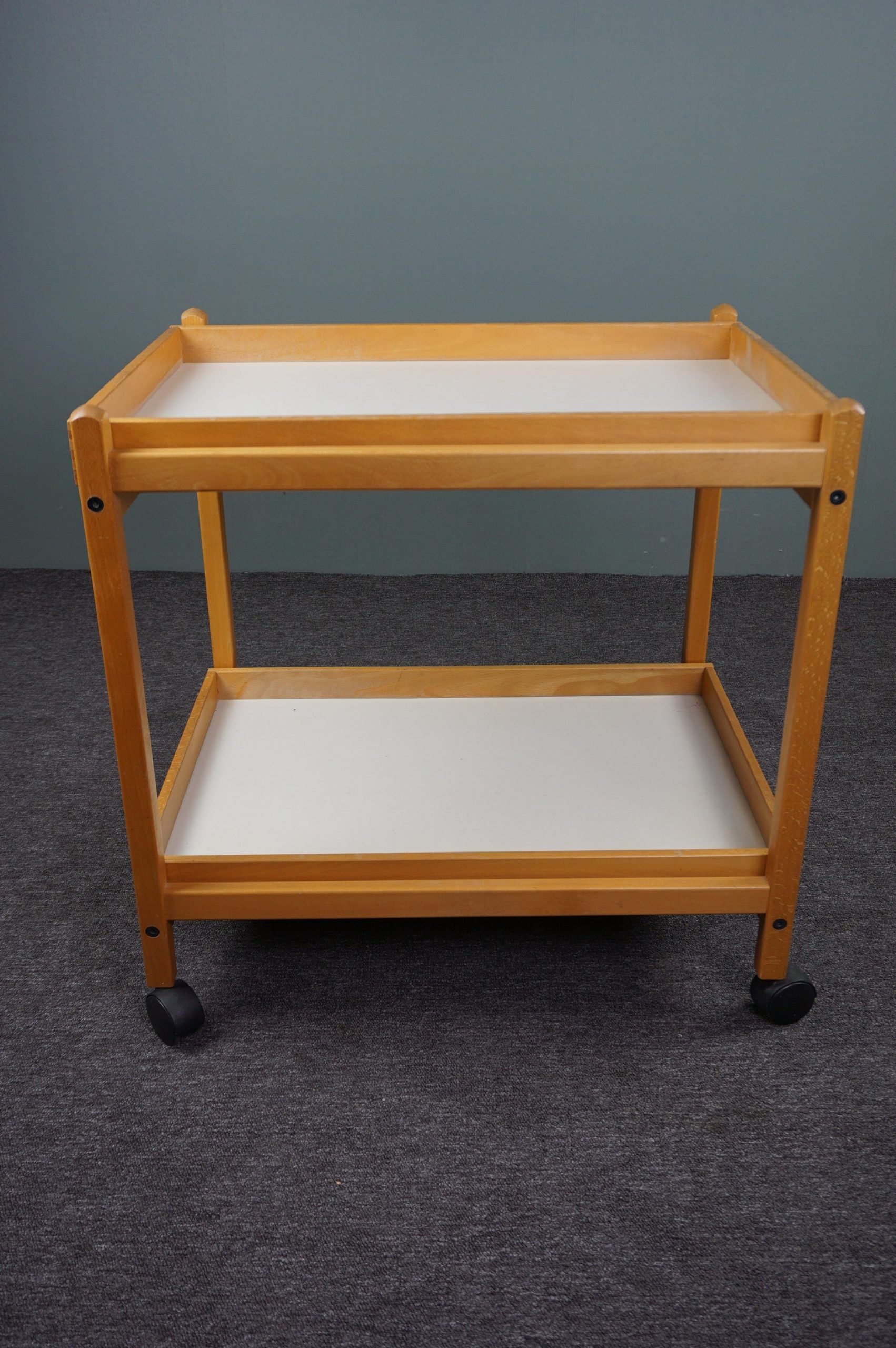 Mid-century service trolley Hyllinge Møbler Denmark