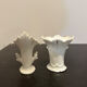 Pair of bride vases in porcelain