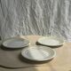 Set of 12 green and pink Italian plates