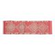 1970s Vintage Turkish Oushak Handmade Wool Cotton Pink Runner Rug 82x300