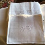 Nappe et ses 6 serviettes en lin