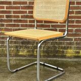 Set of 4 chairs model Cesca B32 designed by Marcel Breuer design