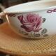 Soupière Germaine Badonviller art deco rose red black