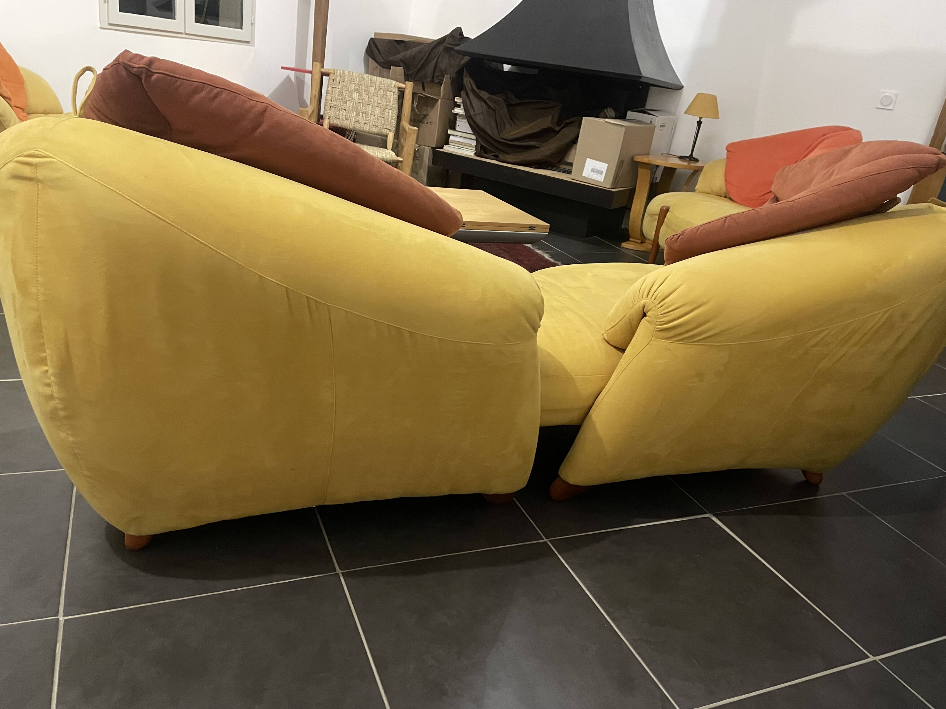 Salon Poltromec Canapé, Méridienne et Fauteuil