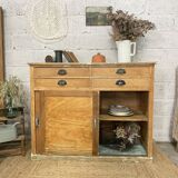 Buffet, meuble de métier à portes coulissantes