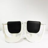 A pair of Space age chairs, Interlubke, designed by Konrad Schafer, Germany, 1960s.
