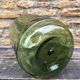 Green and oval demijohn