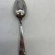 Set of 8 silver-plated metal teaspoons in Potfer Art Deco style.