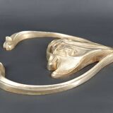 Lampe en Bronze et Pendeloques par H. Guimard, France, Art Nouveau, c. 1910