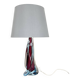 Large 41cm sommerso murano glass flavio poli attr. table light, italy, 1960s
