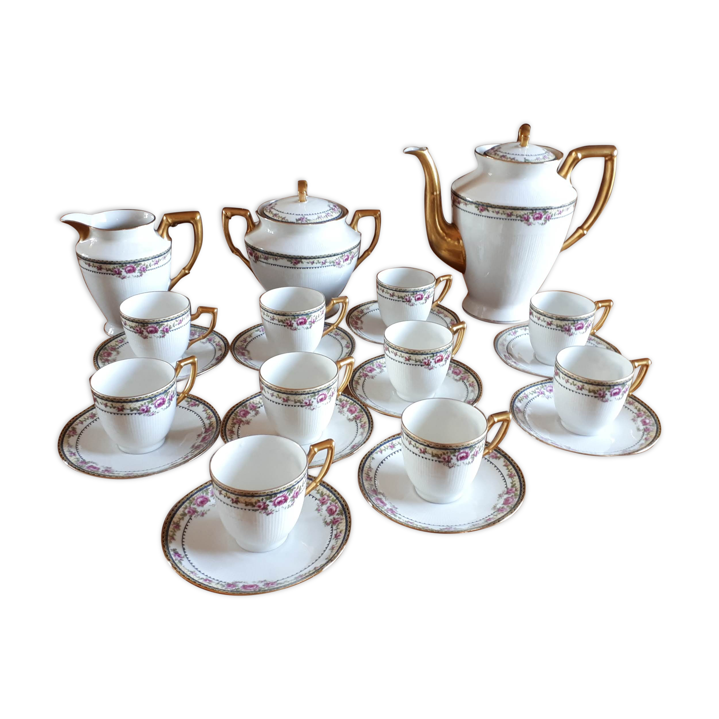 Old coffee service Porcelainr Limoges