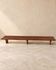 Vintage wooden slatted bench – 309 cm – Modernist design