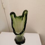 Blown glass vase