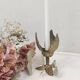 Brass flower candle holder
