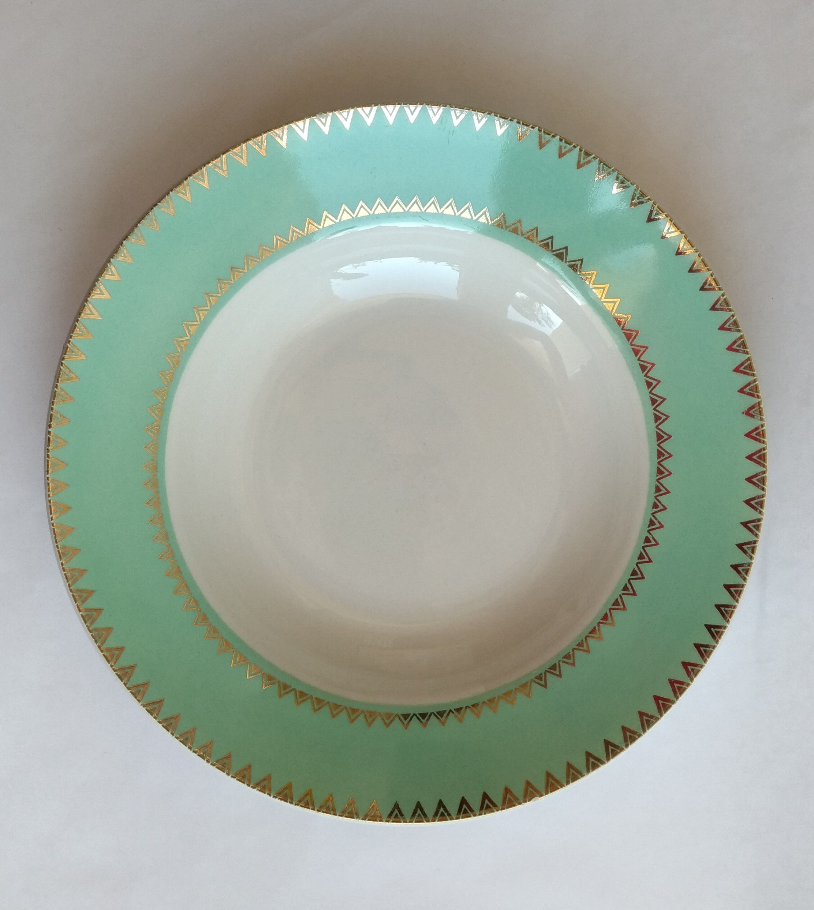 5 hollow plates Mint Terre de fer-Badonvillers-XXe