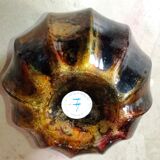 Vase en verre laqué