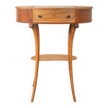 Elegant antique side table in Biedermeier style, circa 1850