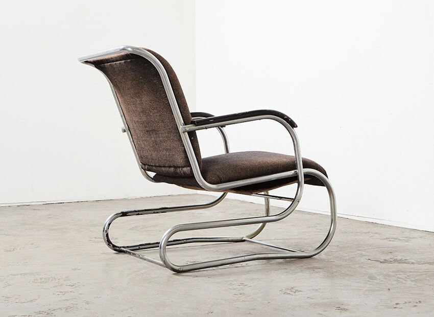 Tubular lounge chair by Paul Schuitema for D3, Netherlands, 1932
