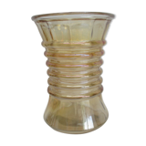 Glass art deco vase