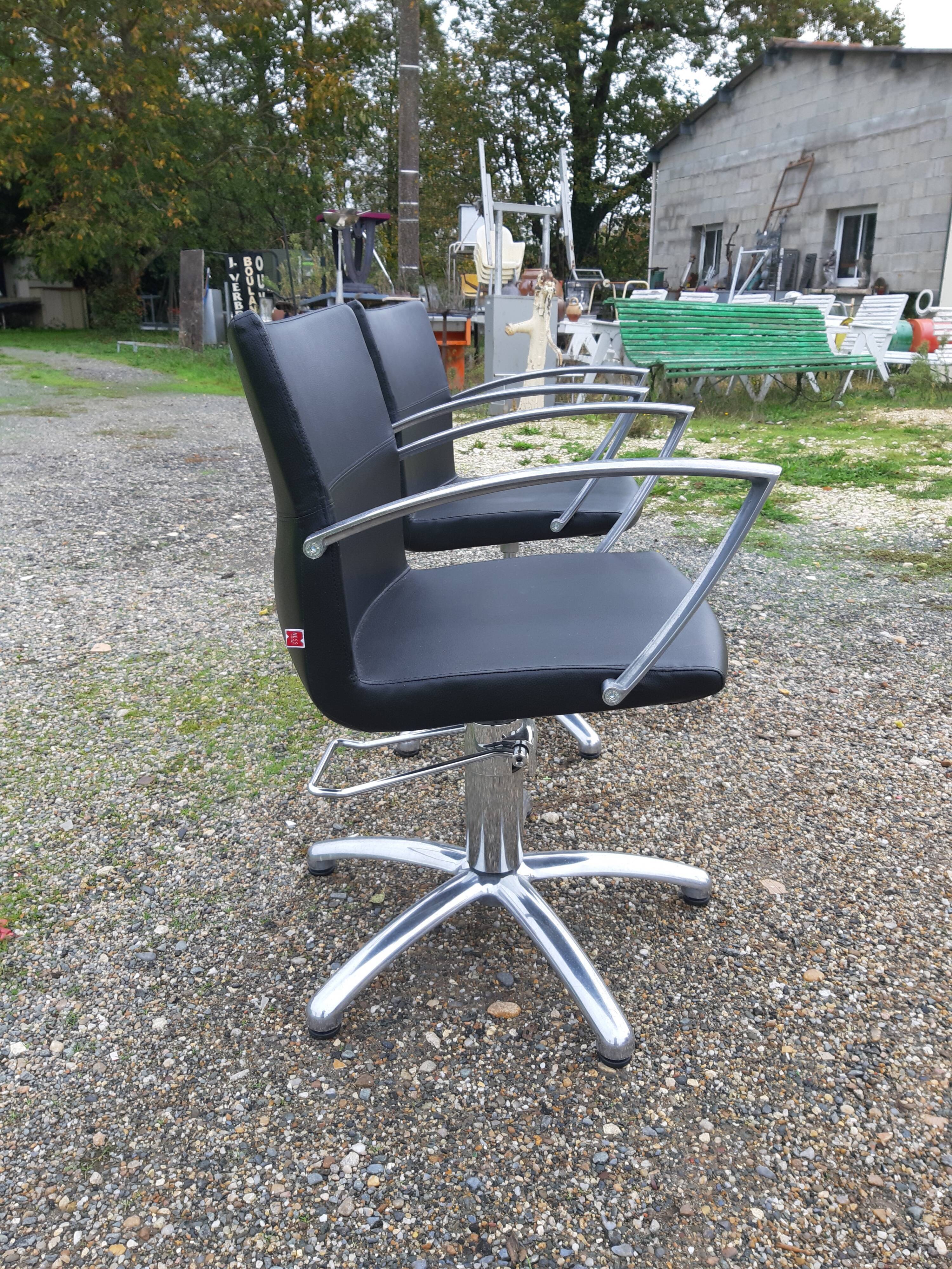 Pair of vintage hairdresser chairs