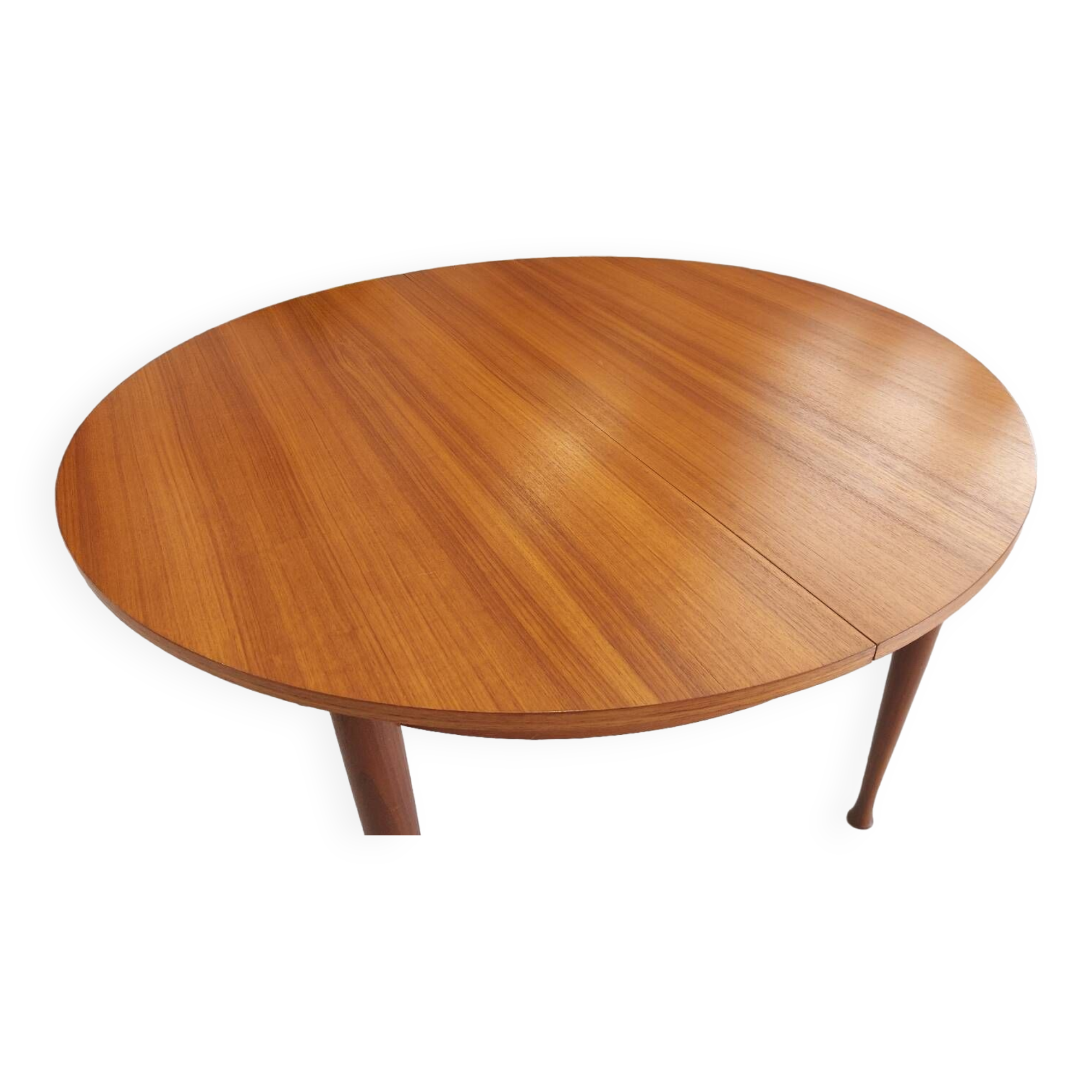 Scandinavian extendable table, vintage teak, 1970s