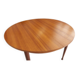 Scandinavian extendable table, vintage teak, 1970s