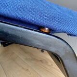 Fauteuil de salon bleu, modèle Columbus, Hartmut Lohmeyer pour Artifort, années 1950