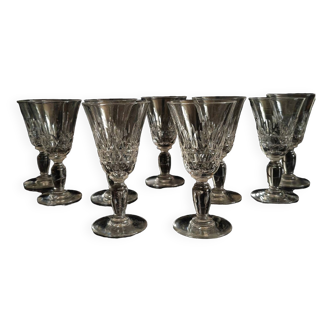 9 verres en cristal Royal Brierley