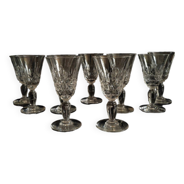 9 verres en cristal Royal Brierley
