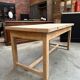 Butcher's table in solid beech wood