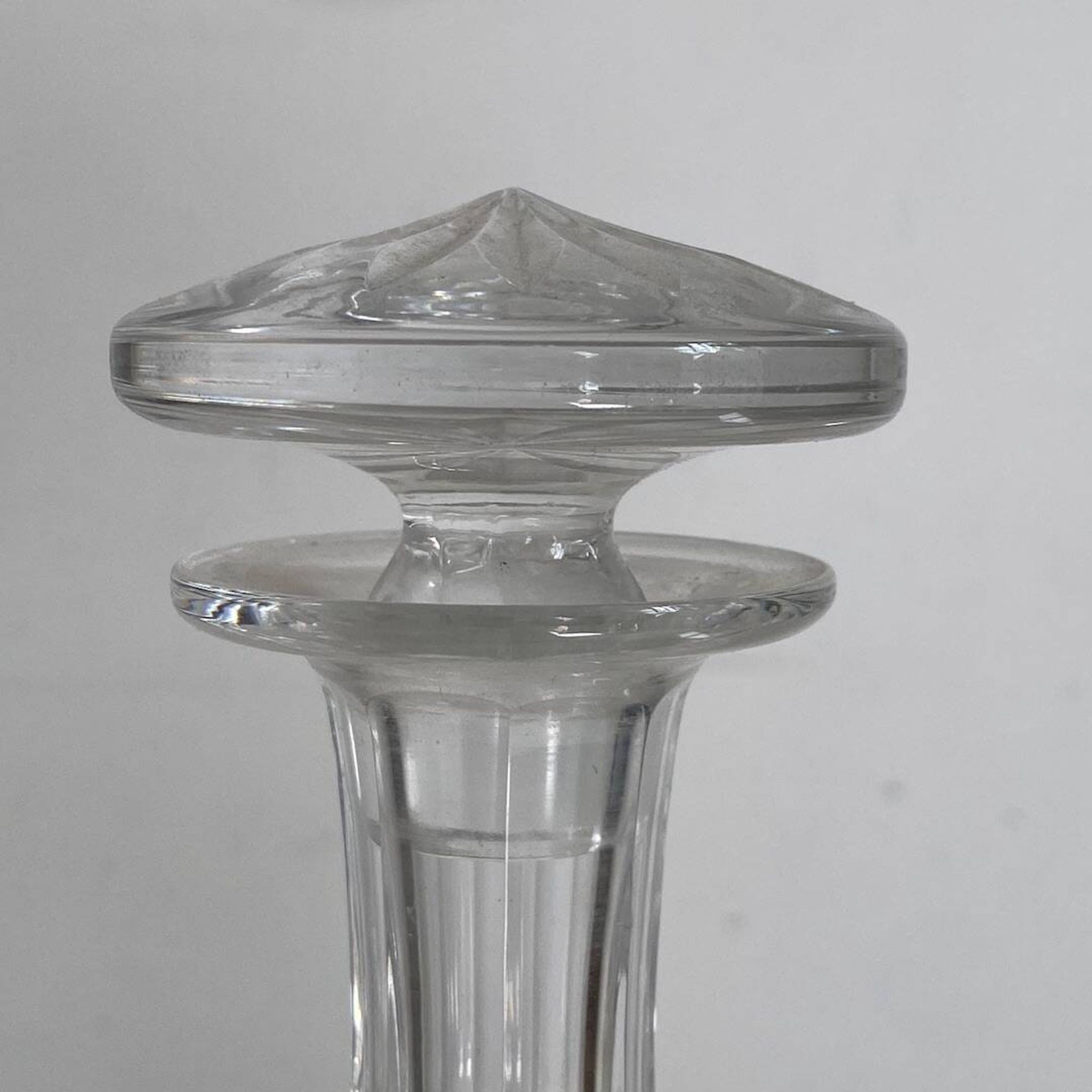 Carafe en cristal vintage