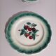 Lot assiettes barbotine