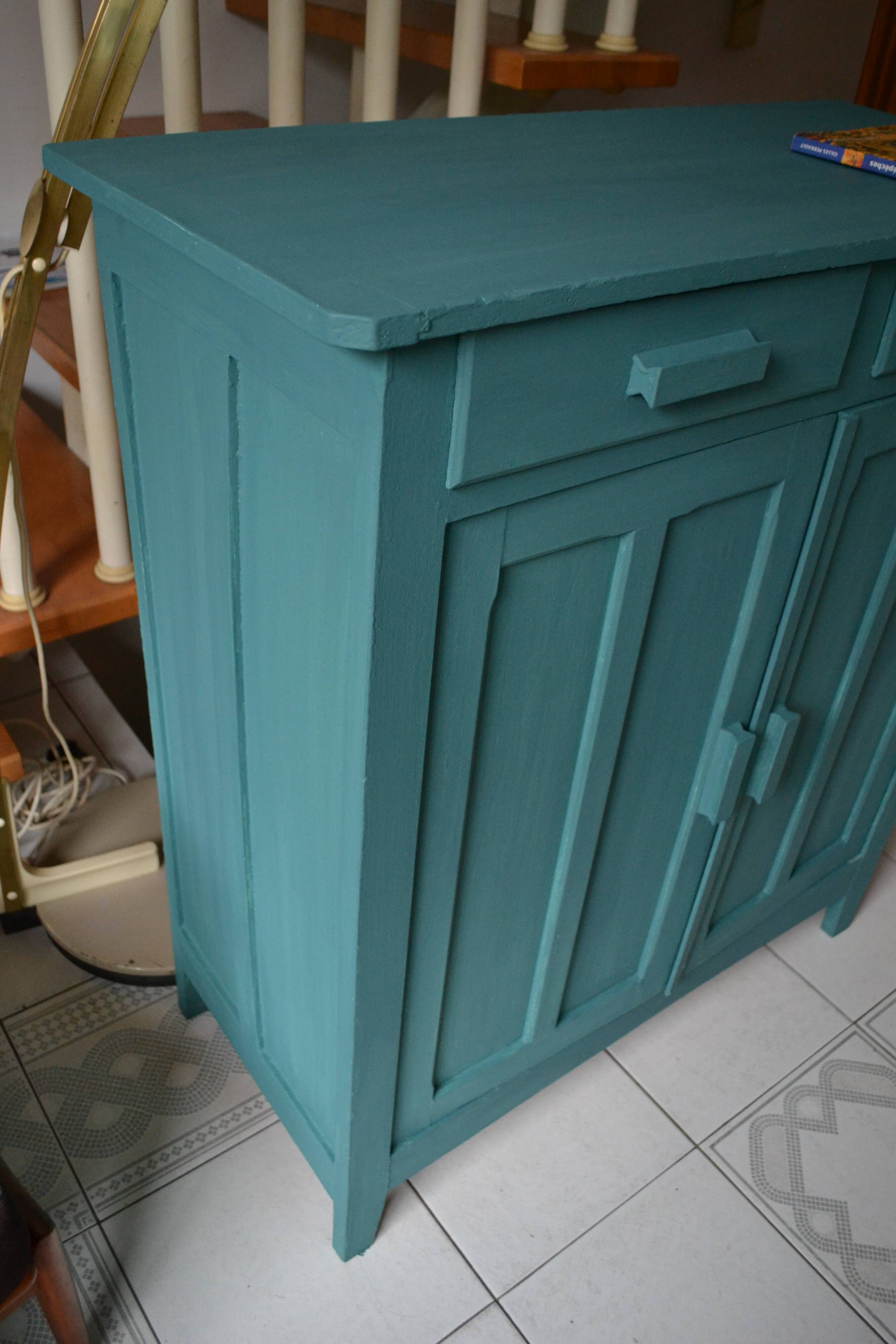 Parisian buffet turquoise green 50s/60s