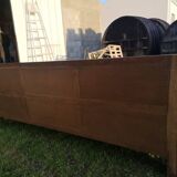 Art Deco banquette in its original condition.