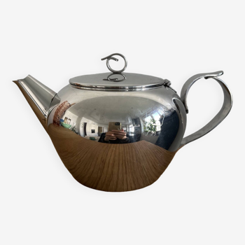 Vintage 70s stainless steel teapot