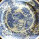 Six blue & white plates Gien, Villeroy & Boch, Sarreguemines, W.Adams (Tunstall) and K&G Luneville