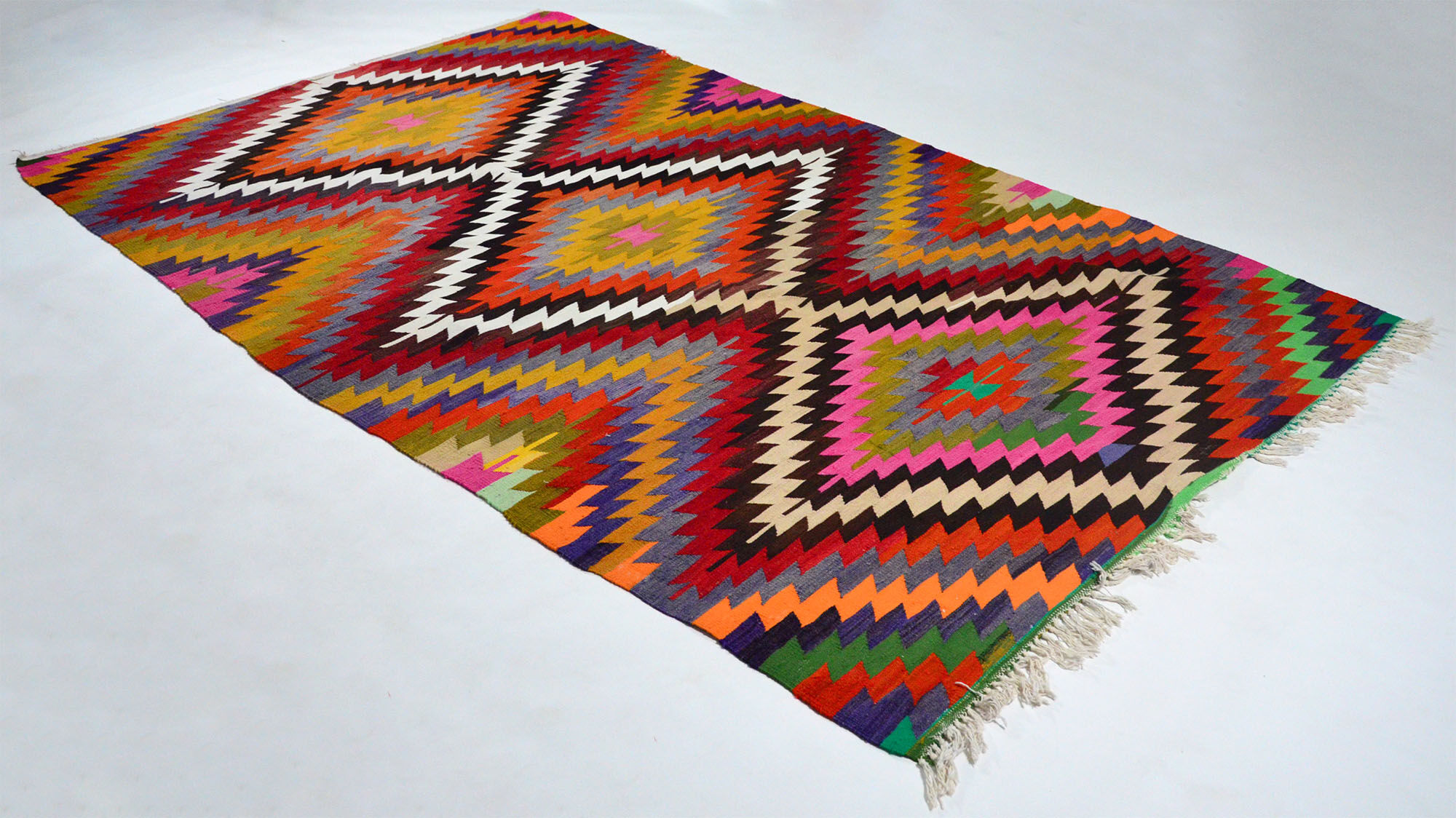 Anatolian handmade kilim rug 314 cm x 290 cm