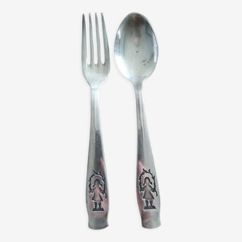 Children's silver cutlery